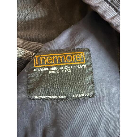 JCrew Sussex Quilted Jacket Chore Barn Field Jacket Large Navy Blue - Picture 4 of 8